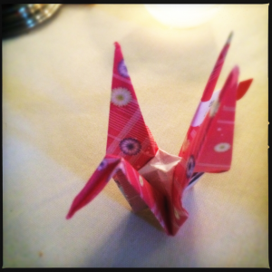 paper crane karen craigo