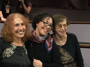 Left to right: Alicia Portnoy, Ruth Irupe Sanabria, and Raquel Partnoy