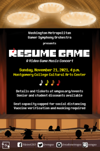 Resume Game - Fall 2021 Concert