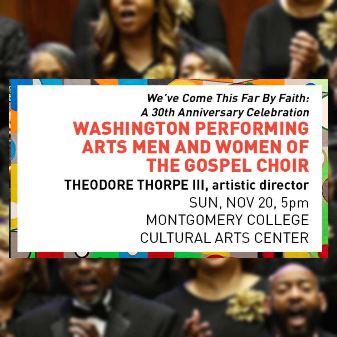 Washington Performing Arts Men And Women Of The Gospel Choir