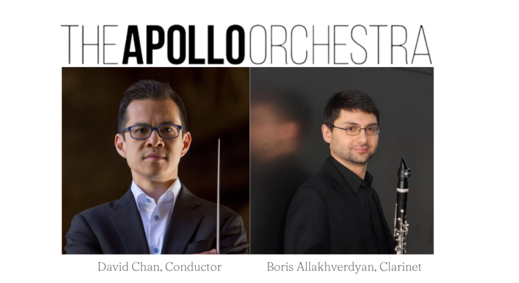 The Apollo Orchestra, David Neely, conductor and David Chan, Violin
