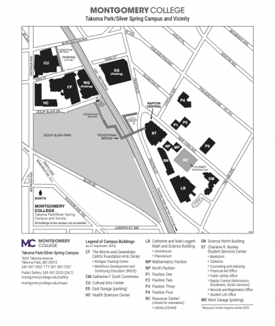 Montgomery College TPSS Campus Map