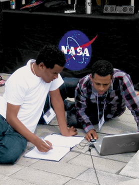 Students competing in the 2012 National Student Solar Spectrograph Competition.