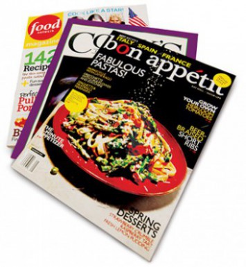 Take a look at cooking magazines such as Bon Appétit, Cook’s Illustrated, and the Food Network Magazine.