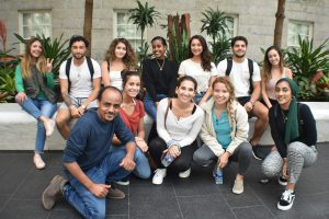 students at the national portrait gallery