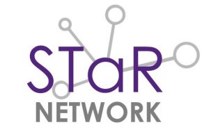 Purple and gray logo for the STaR Network.