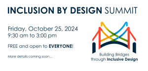 inclusion by design summit banner